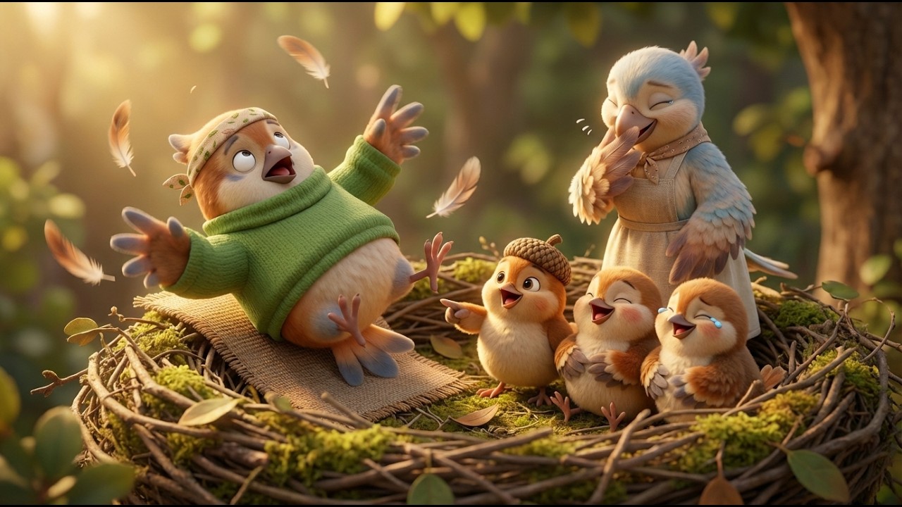 So Cute It Heals You 💛 | Five Little Birds’ Happy Treehouse Life