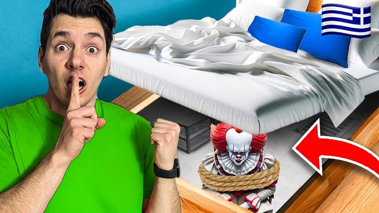 ZAMKNELISMY PENNYWISE W SEKRETNYM POKOJU W GRECJI!