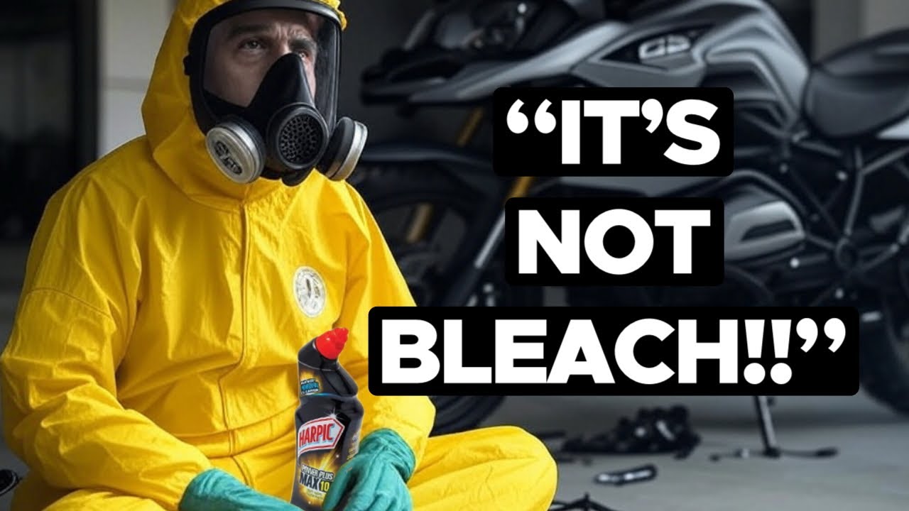 FUN TIMES WITH HYDROCHLORIC ACID! I gave up and used Acid on my R1200 GSA.