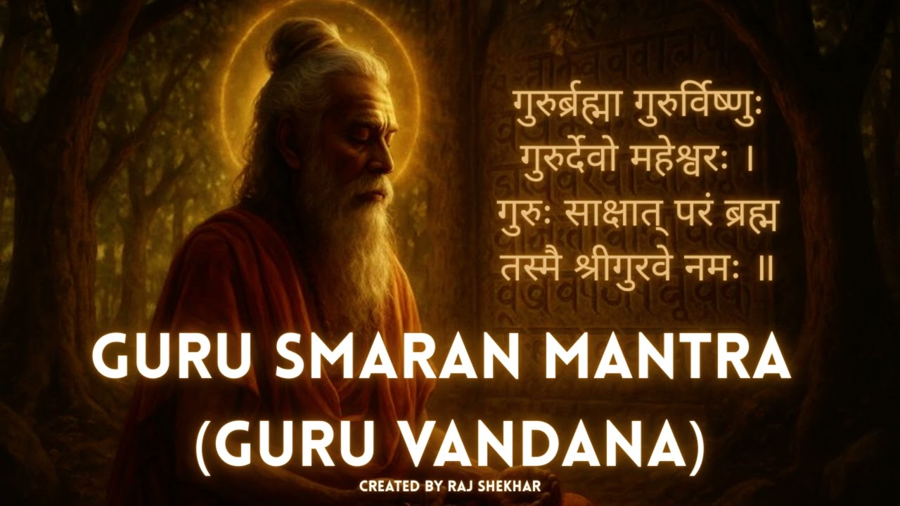 Guru Smaran Mantra | Guru Vandana Mantra Chant | गुरुर ब्रह्मा गुरुर विष्णुः | Raj Shekhar