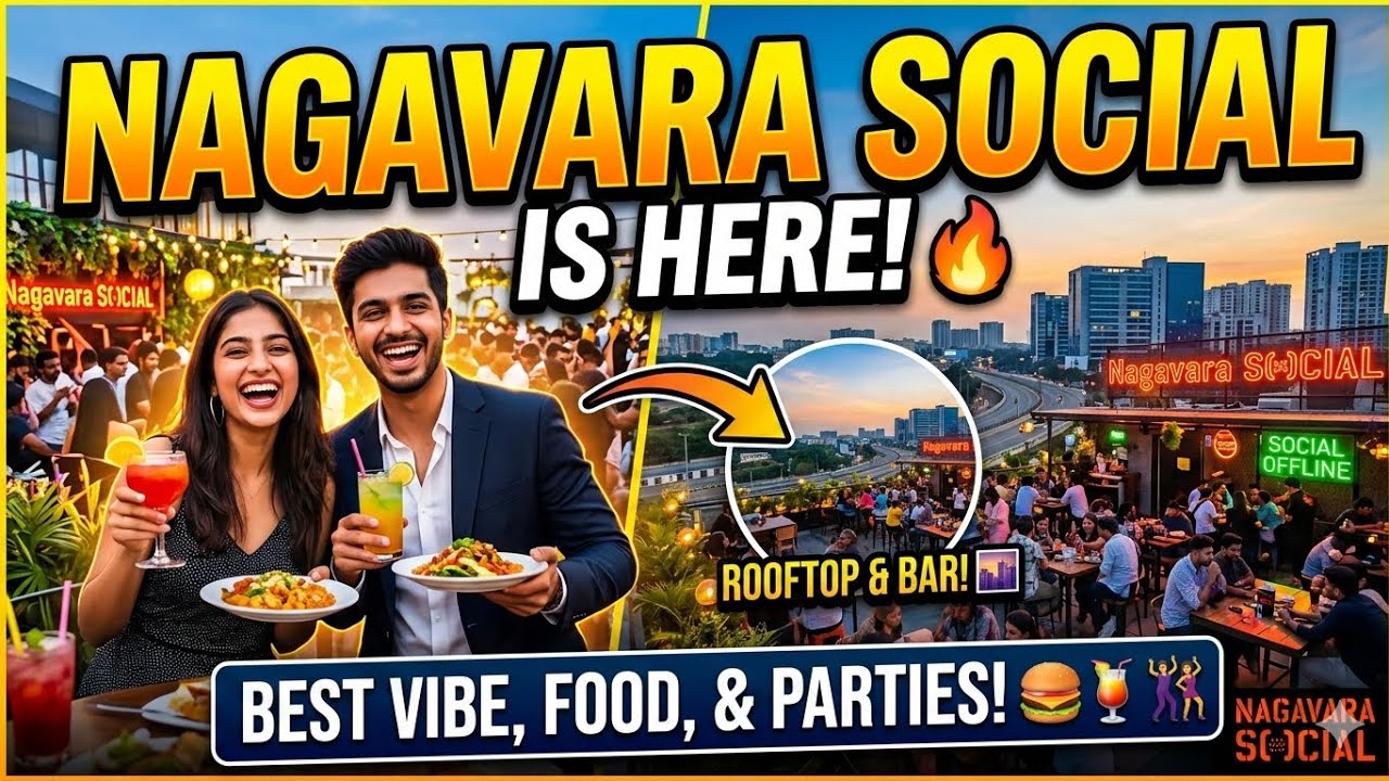 Nagavara SOCIAL | Best Hangout Near Manyata Tech Park 😍