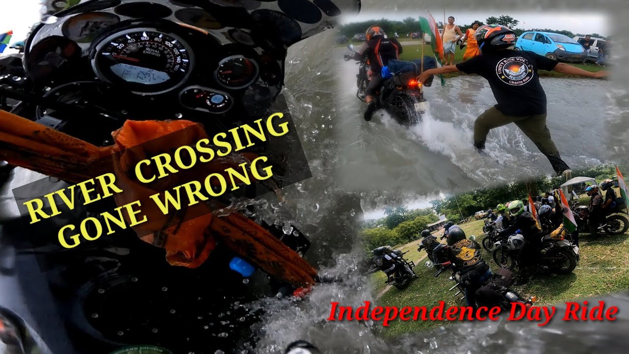 River Crossing Gone Wrong😭😭 || Independence Day Ride To Saralpara