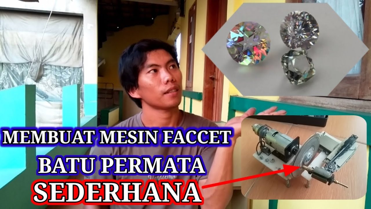 DY ALAT CUTTING BATU AKIK DARI DC MOTORS RS775 👍