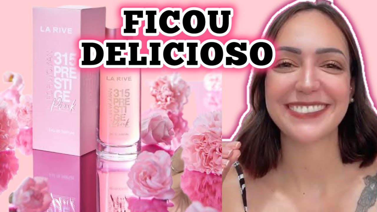 Perfume 315 Prestige Pink La Rive - inspirado 212 Vip Rosé