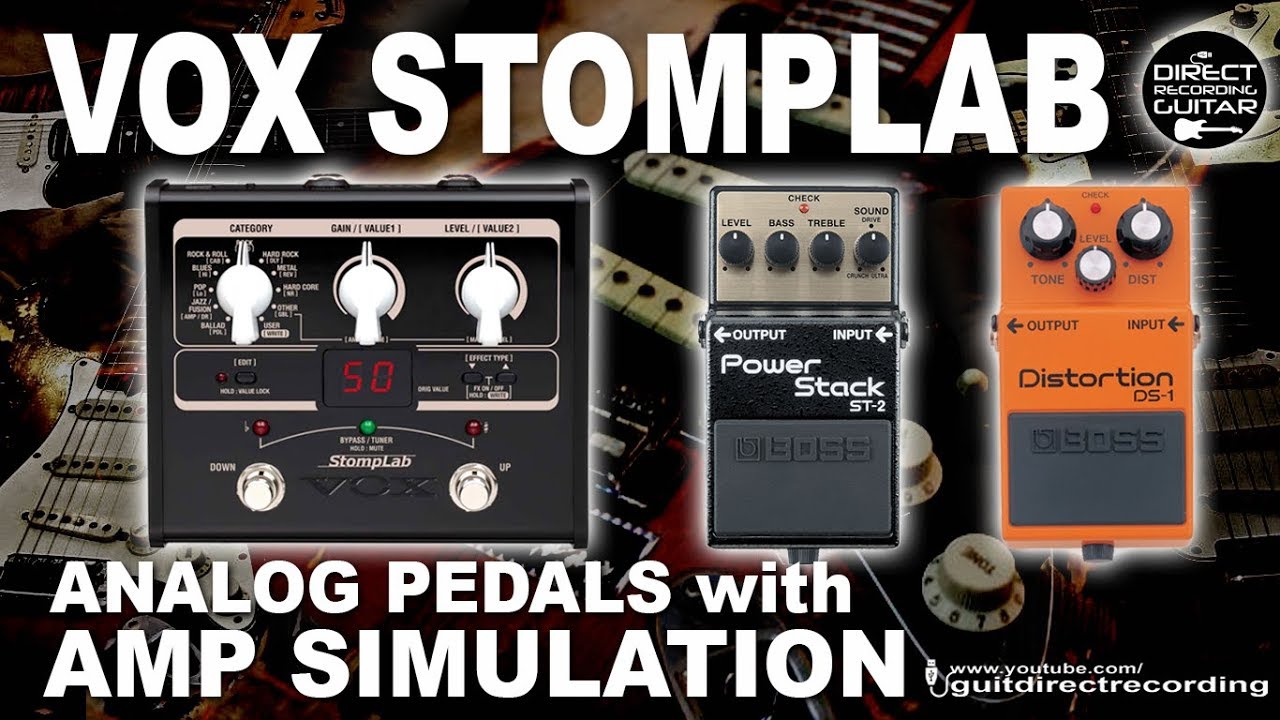 VOX Stomplab & Analog Distortion Pedals