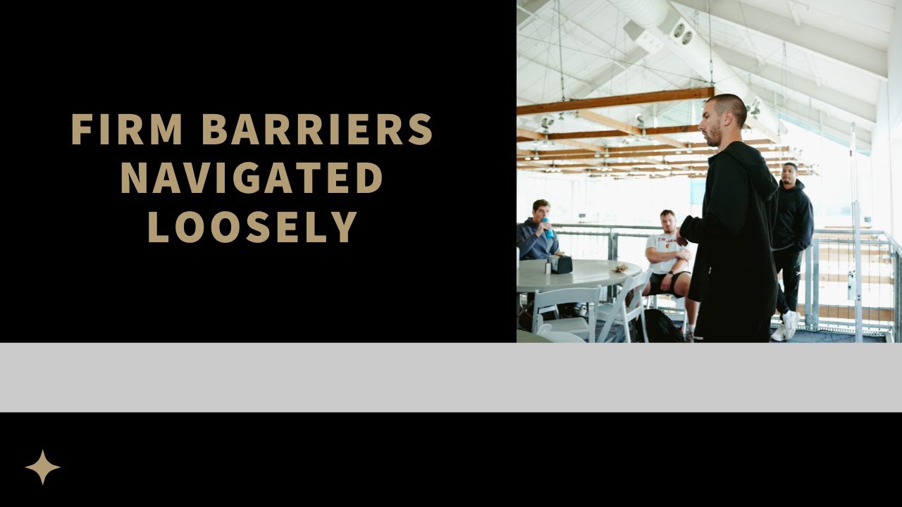 Firm Barriers Navigated Loosely
