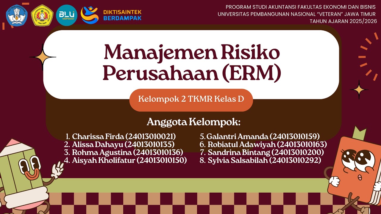 Ch05 Manajemen Risiko Perusahaan (ERM) - Kelompok 2 | TKMR Kelas D