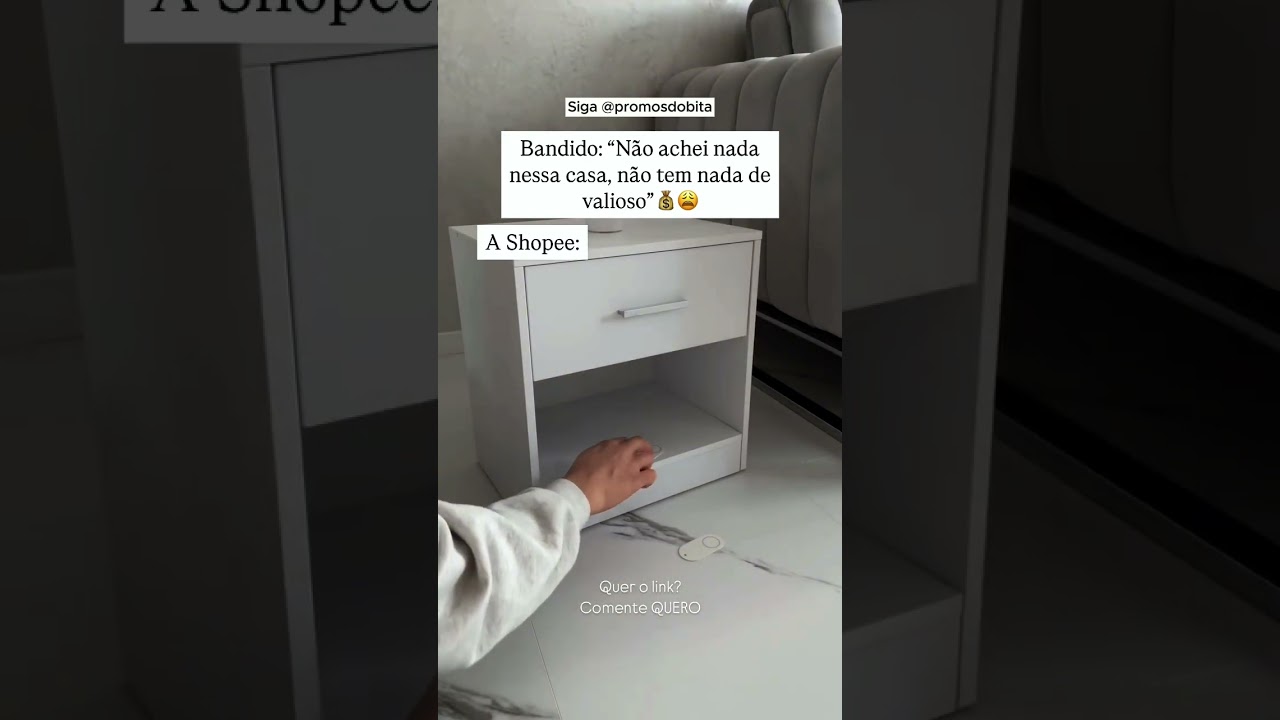 Esse &eacute; o esconderijo perfeito para suas economias do m&ecirc;s! #achadinhos #shopee