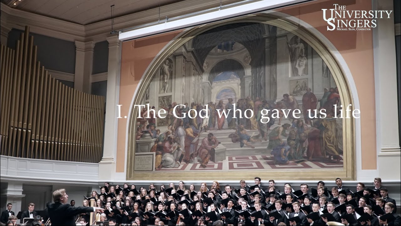 UVA University Singers – The Testament of Freedom (Randall Thompson)