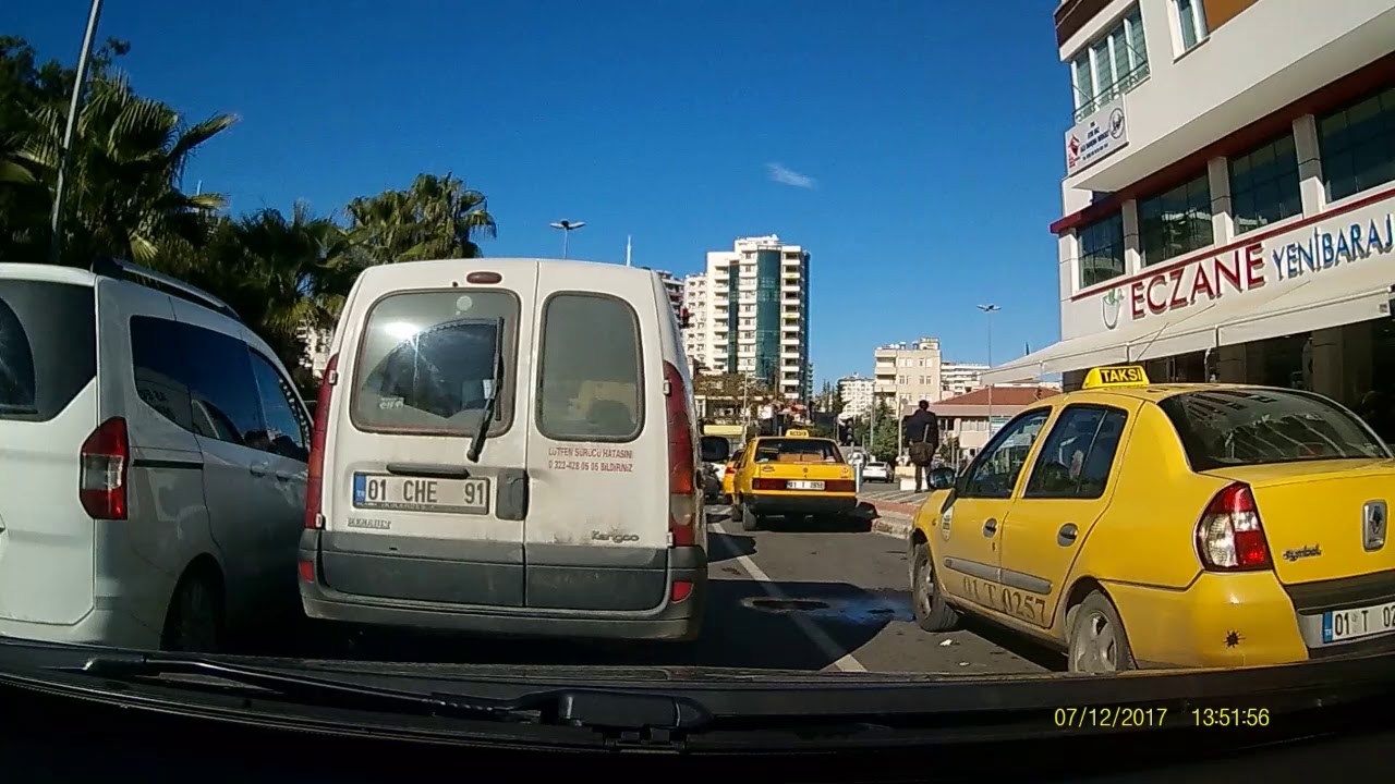Adana - Gaziantep Yol Videosu (07.12.2017)