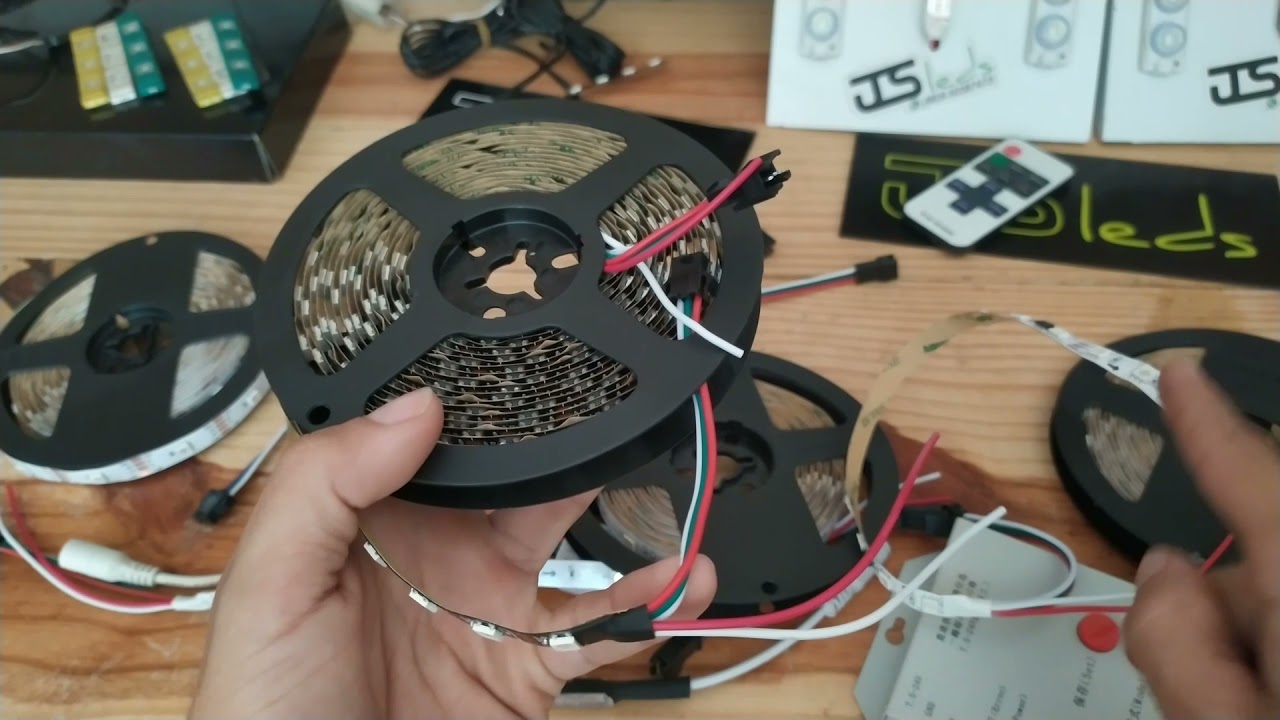 Como instalar mais de 5 metros de fita led Digital.