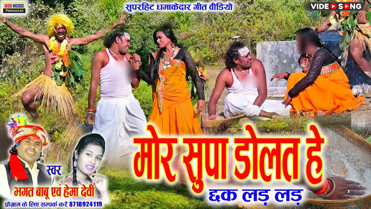 CG VIDEO | मोर सुपा बाजत हे छक लड़ लड़ | Mor supa bajat he chhak lad lad | Bhagat babu,Hemadevi #NSR