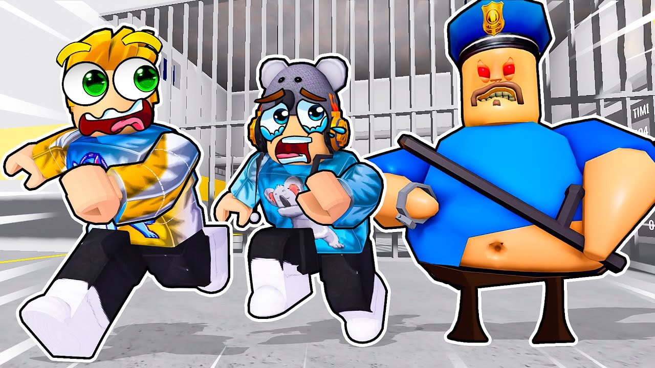 Побег из тюрьмы Барри в Roblox с GravyKoalaman