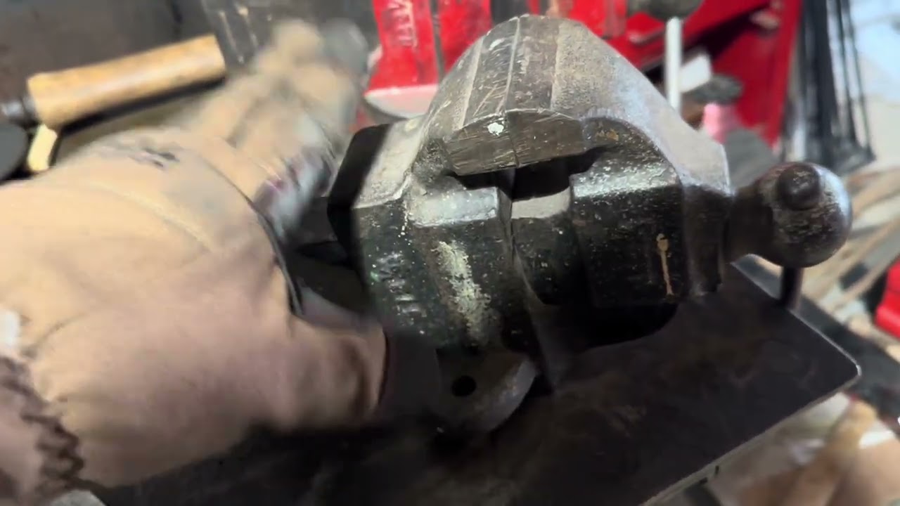 A Unique high quality Hand Made Vise plus others 