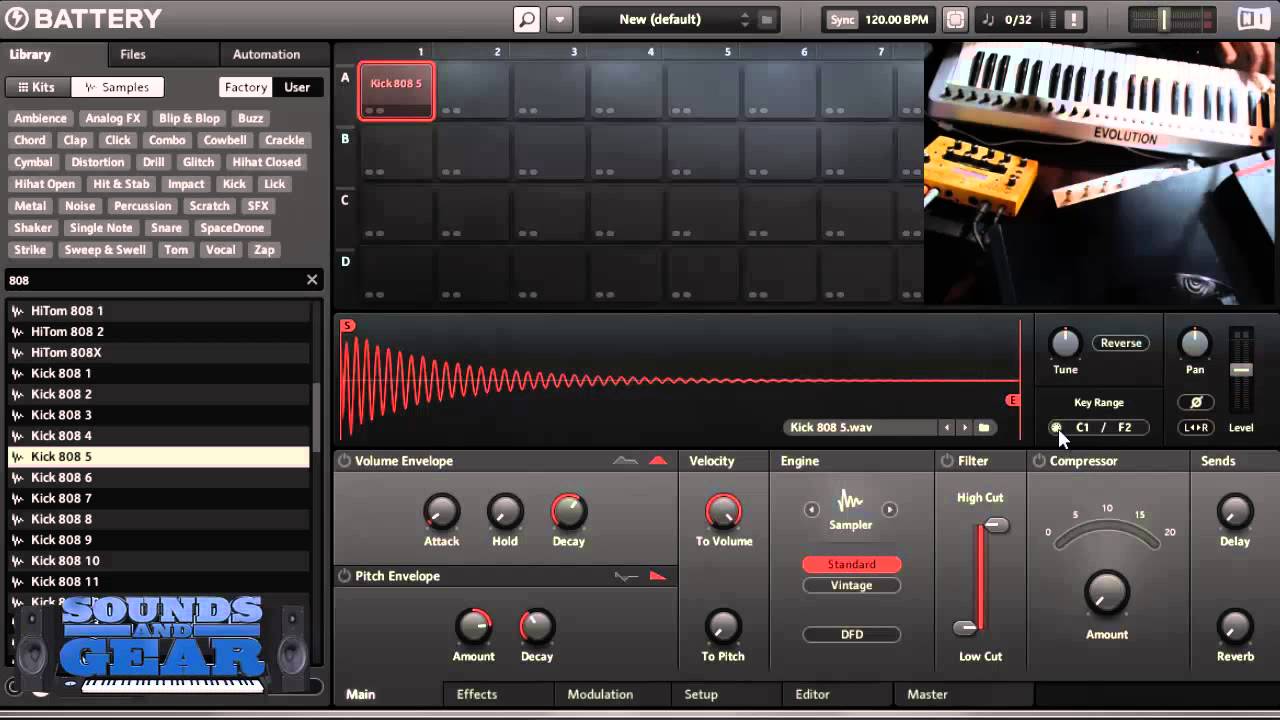 Battery 4 - How to spread sample pitch across your keyboard
