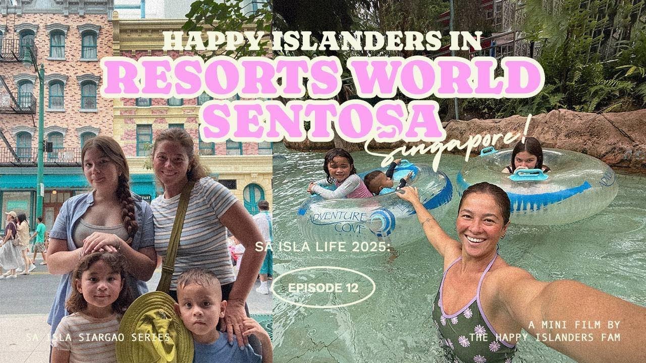 Счастливые жители острова откройте для себя Resorts World Sentosa Singapore!