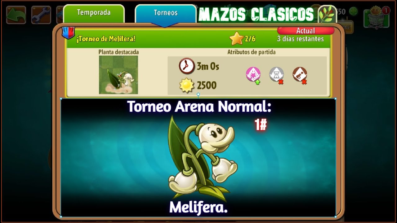 PVZ 2 [Турнир на обычной арене: Медоносная пчела]