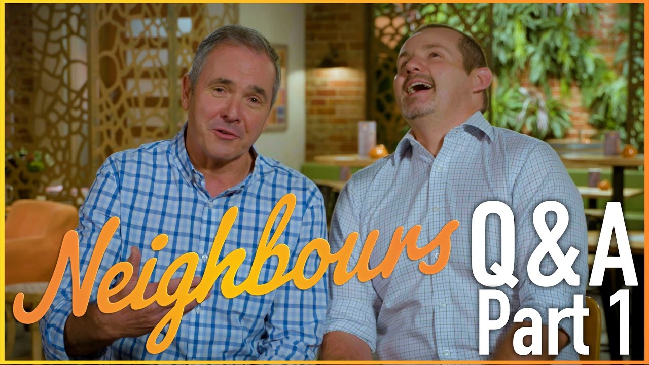 Neighbours Q&A - Alan Fletcher (Karl Kennedy) & Ryan Moloney (Toadie Rebecchi) - Part 1