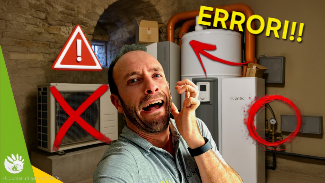 CHE DISASTRO! Non si monta così la POMPA DI CALORE!!