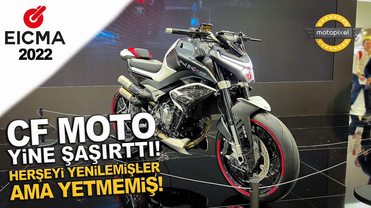 Eicma 2022'de CF Moto Yine Şaşırttı! Her Şeyi Yenilemişler Ama Yetmemiş!