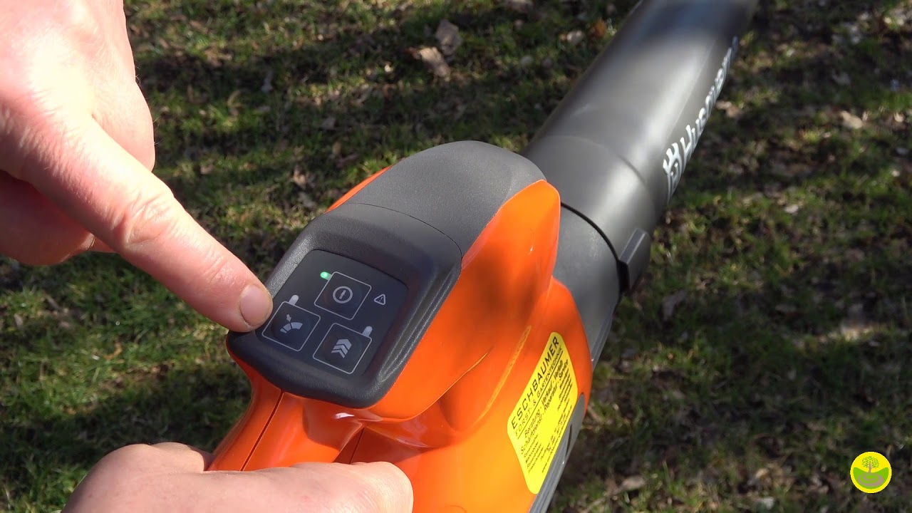 Husqvarna Akku Laubbläser 525iB - Ausführliche Erklärung und im Einsatz