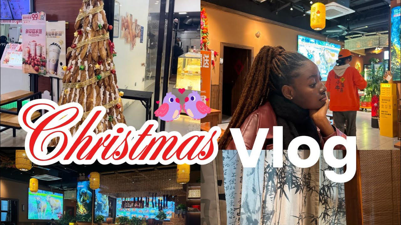 PREMIER NOËL EN CHINE 🇨🇳 | journée pas si joyeuse, je vous montre comment j’ai fêté 🤍