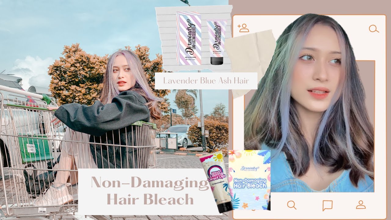 Nyobain Bleaching yang Gak Ngerusak Rambut Warna Lavender | Dixmondsg