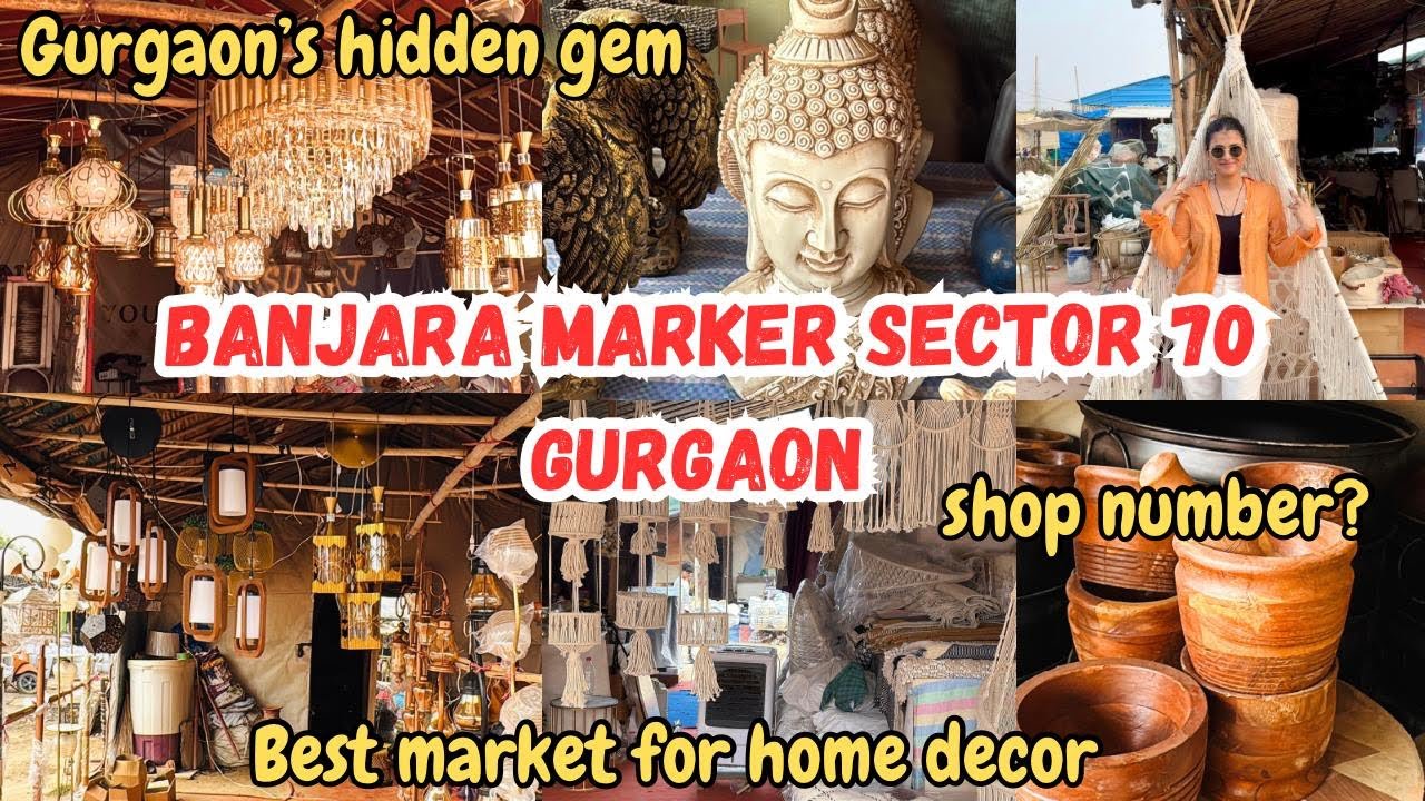 Banjara Market Gurgaon | Best Home Decor, Crockery, Furniture | New Collection Video | Banjara Haul