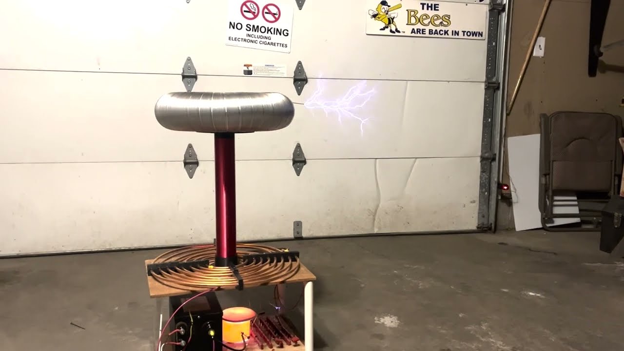 first tesla coil build with 12kV NST