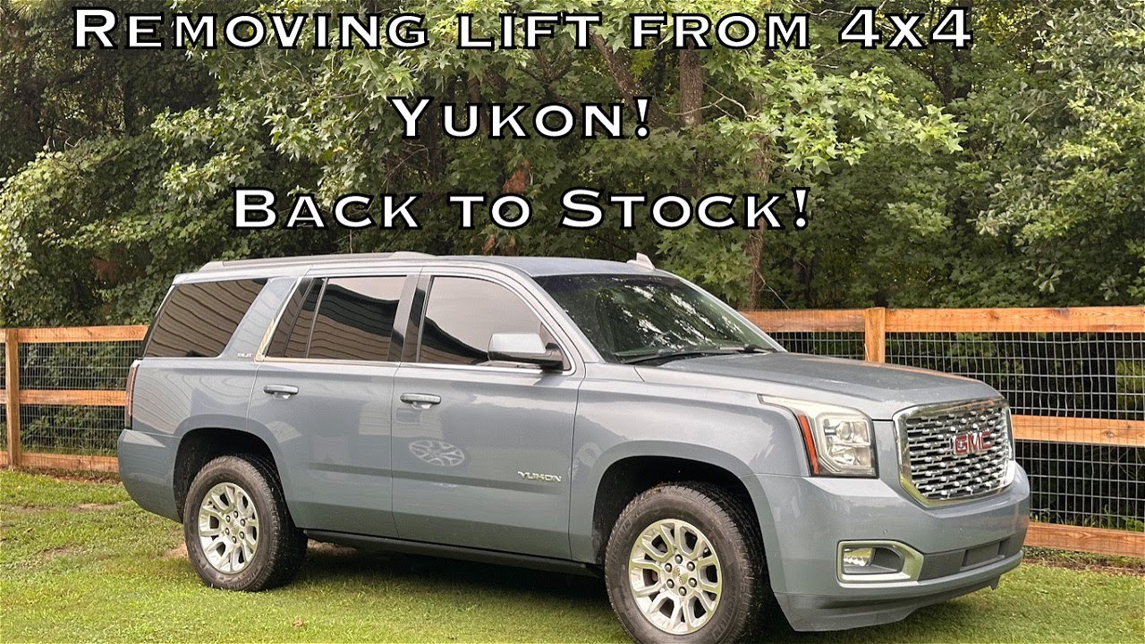 REMOVING A 7-9” MCGAUGHYS LIFT ON A YUKON! | NEW TRUCK REVEAL | BBP SHOP VLOG 