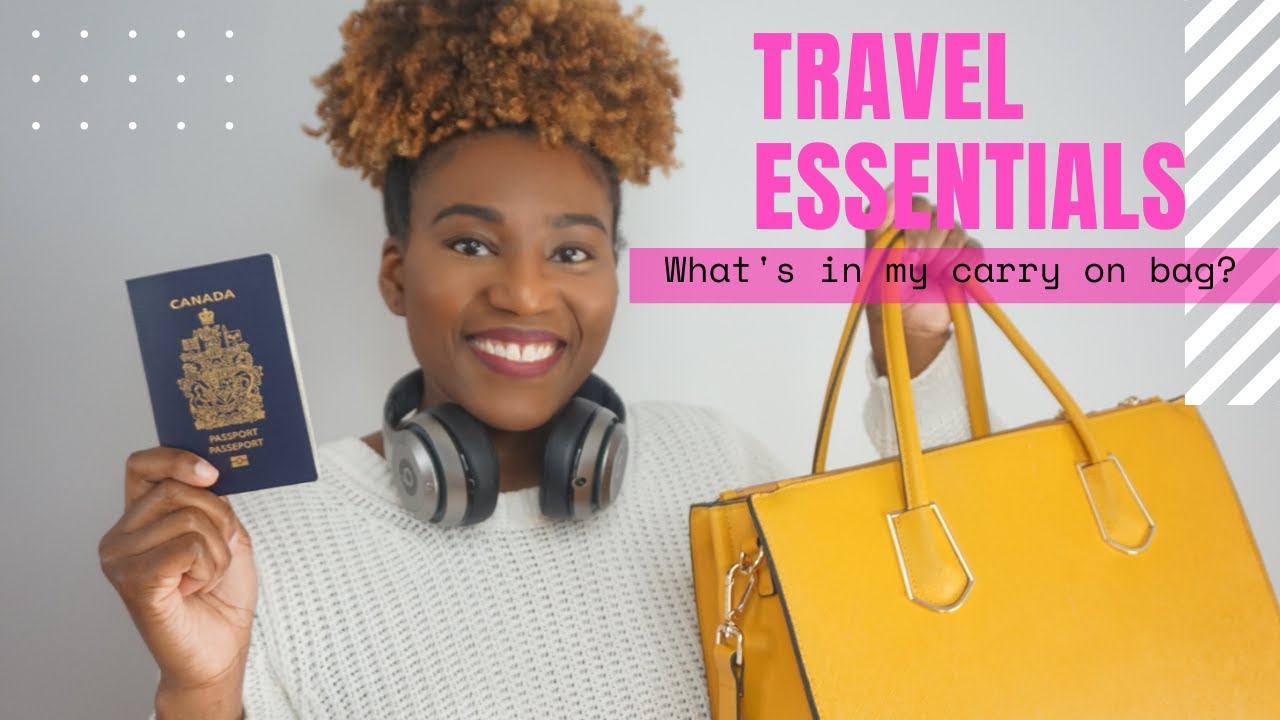 TRAVEL ESSENTIALS: What’s in my carry on bag ?!