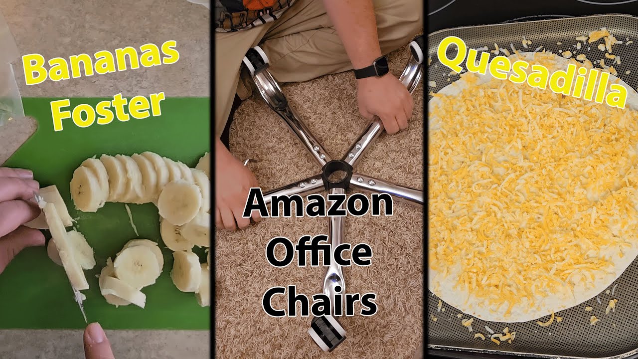 Putting Together Office Chairs & Cook With Me | Dex Does Stuff
