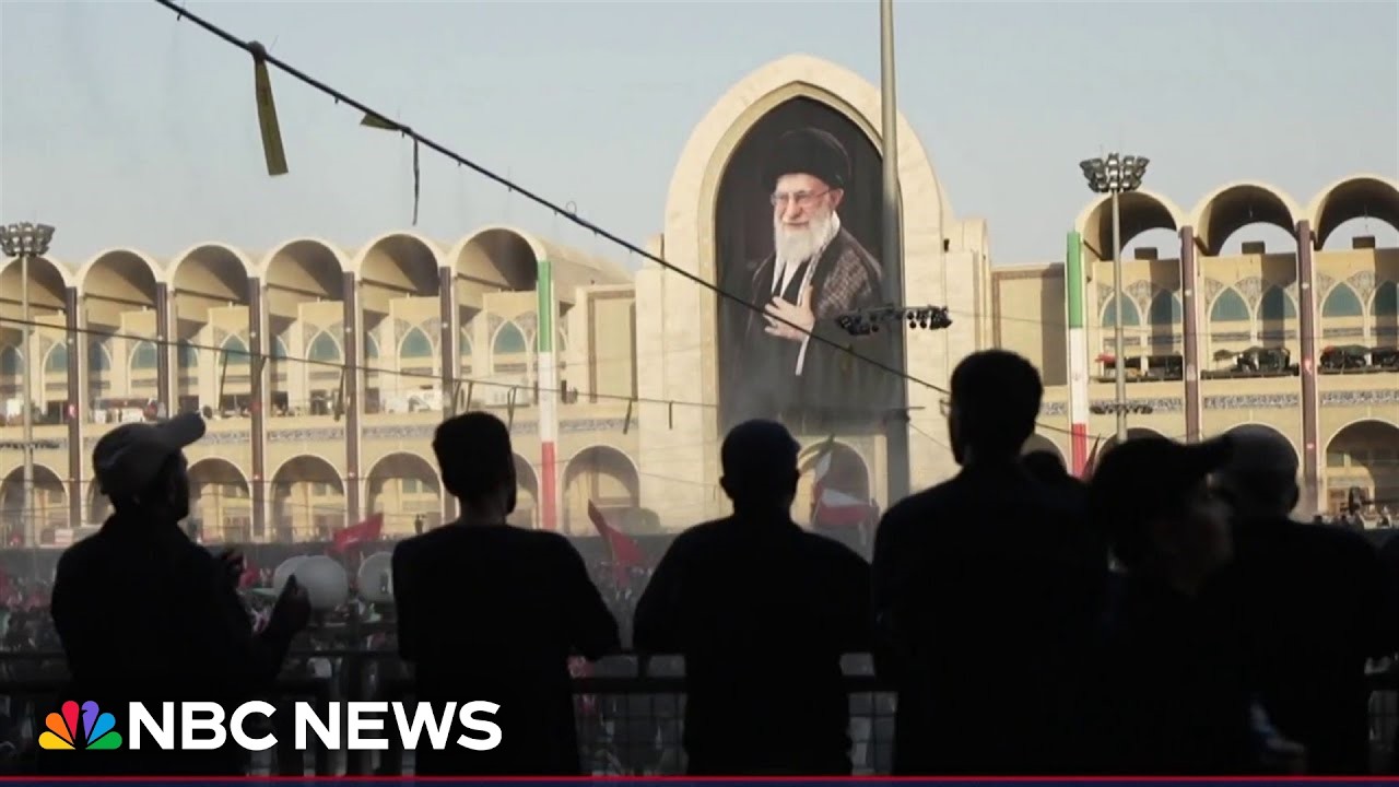 Inside Tehran as funeral for late Iranian supreme leader