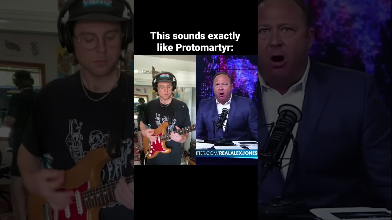 Alex Jones is a Post-Punk frontman | #shorts #memes #music #postpunk #protomartyr