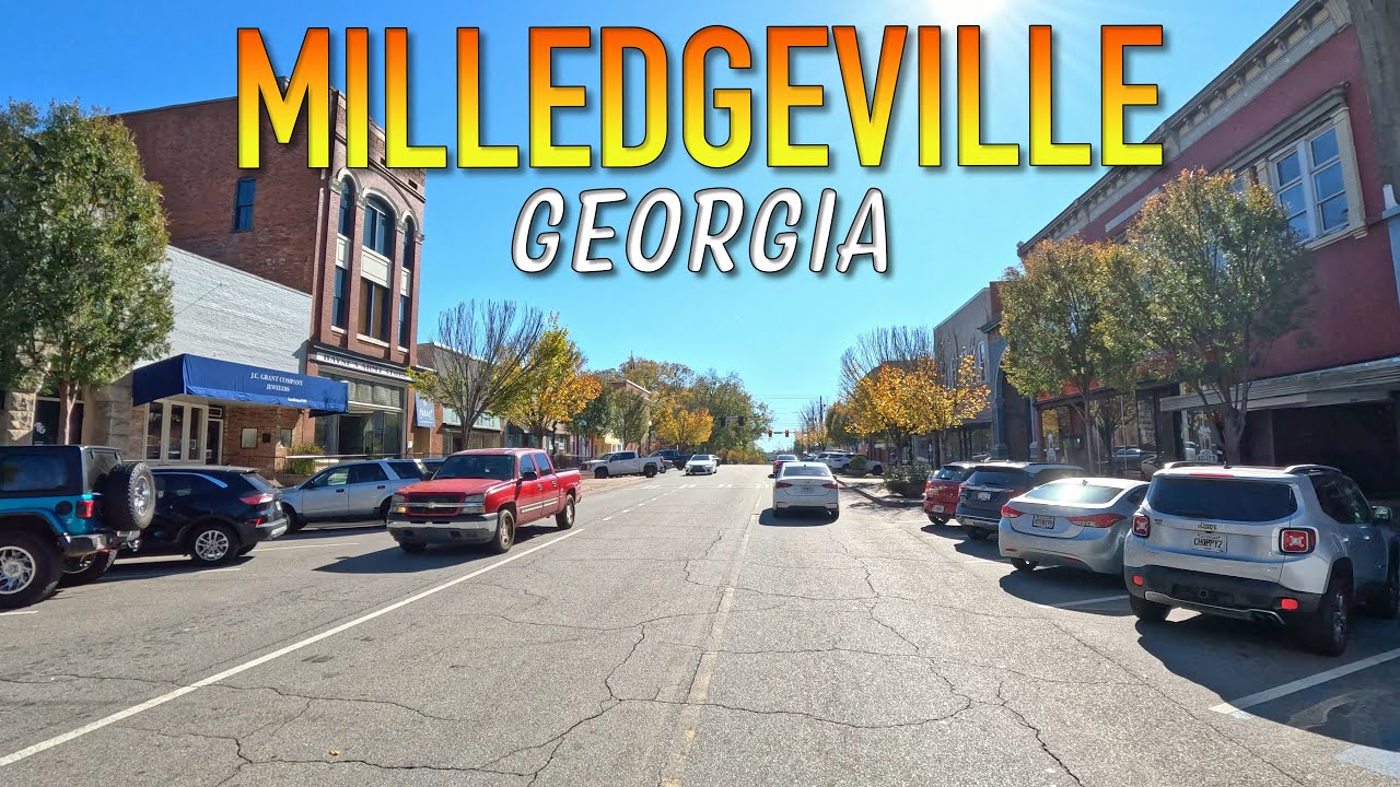 Milledgeville Georgia Driving Through