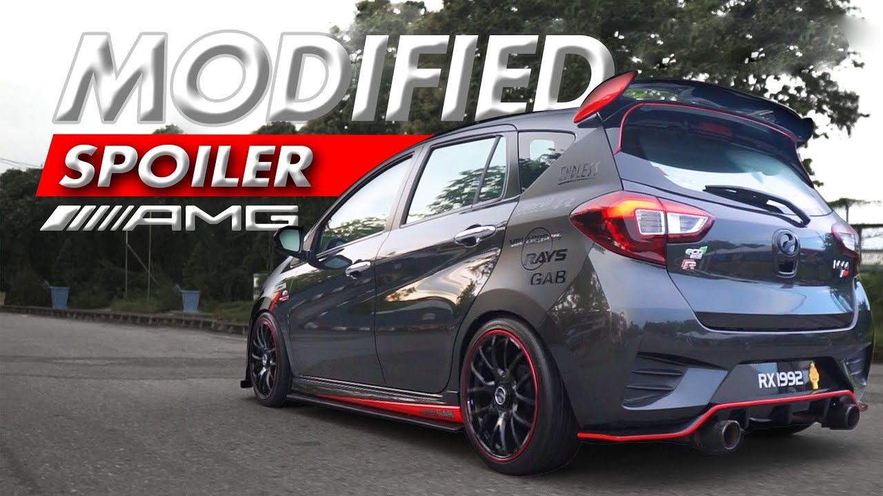 Pemasangan Spoiler AMG  | Myvi 2018 | Daihatsu Sirion