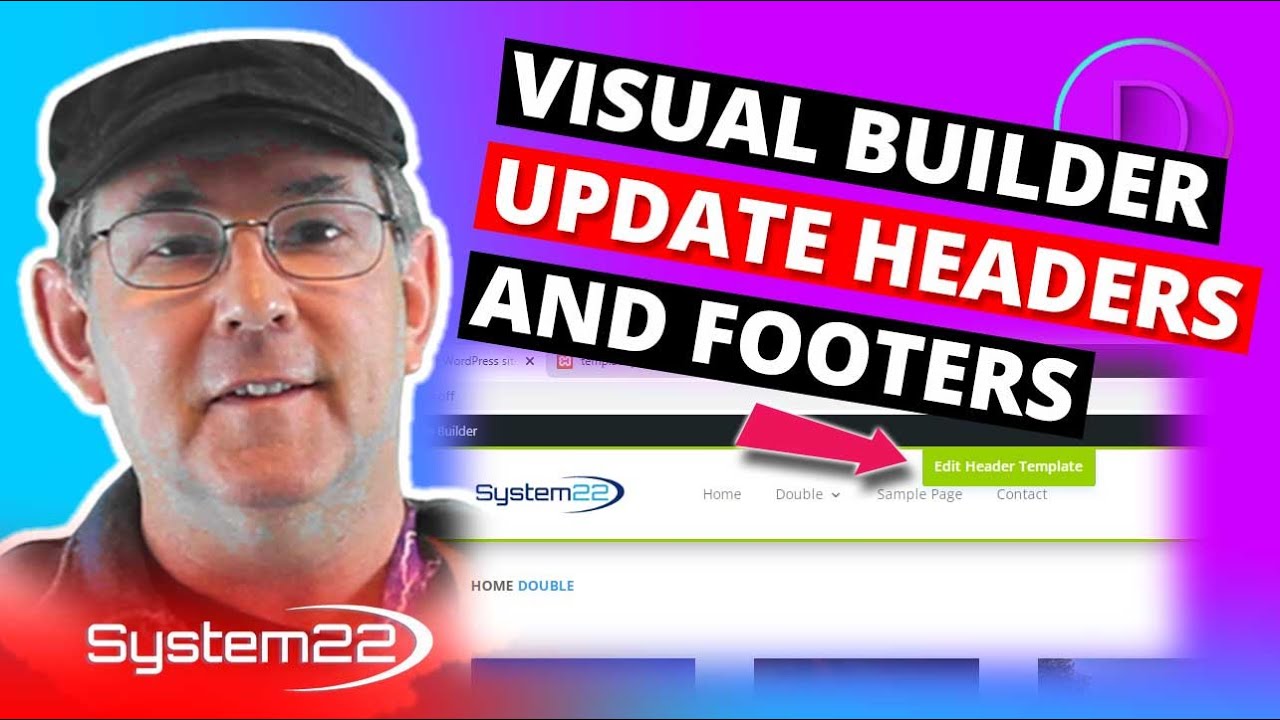 Divi Theme Visual Builder Update Custom Headers And Footers 👍👍👍👈