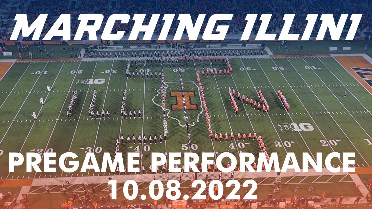 Marching Illini Pregame Show | ILLINOIS vs Iowa 10.08.2022