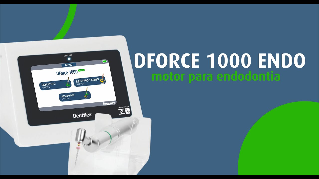 Conheça o nosso motor para endodontia DForce 1000 Endo Dentflex