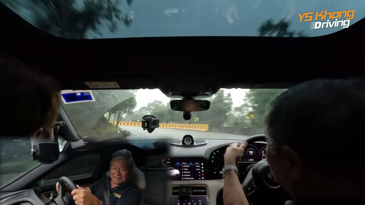 PorscheTaycan Fancar Tested in the Wet on Genting / Need Revenge Drive/ YS Khong Driving.