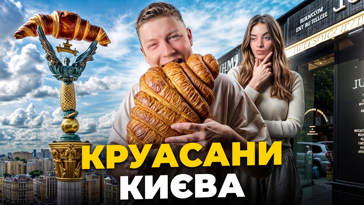 ТОП- 5: Завертайло, PAUL, , Bakehouse, IDEALIST, Масляний. Шукаємо смачний КРУАСАН | Влог