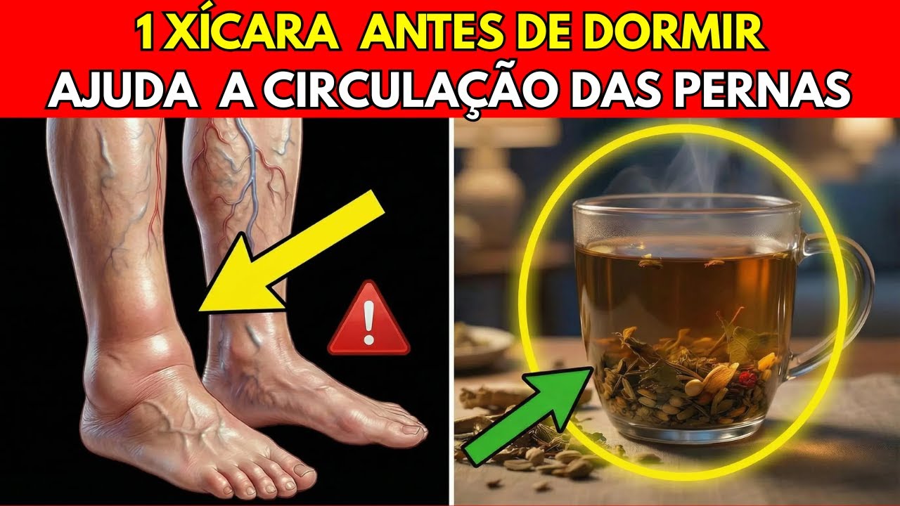 Um copo por dia: o h&aacute;bito simples que ativa a circula&ccedil;&atilde;o nas pernas depois dos 60