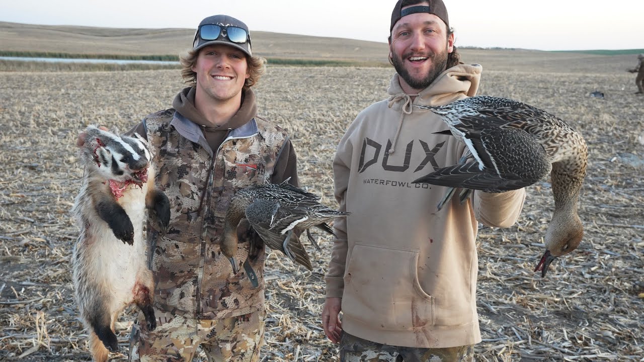 Hunting Pintails and Badgers with a Subscriber in North Dakota! Catch Clean Cook