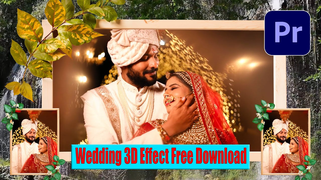 Weddind | 3D Drag & Drop Effect | Free Download For Premiere Pro
