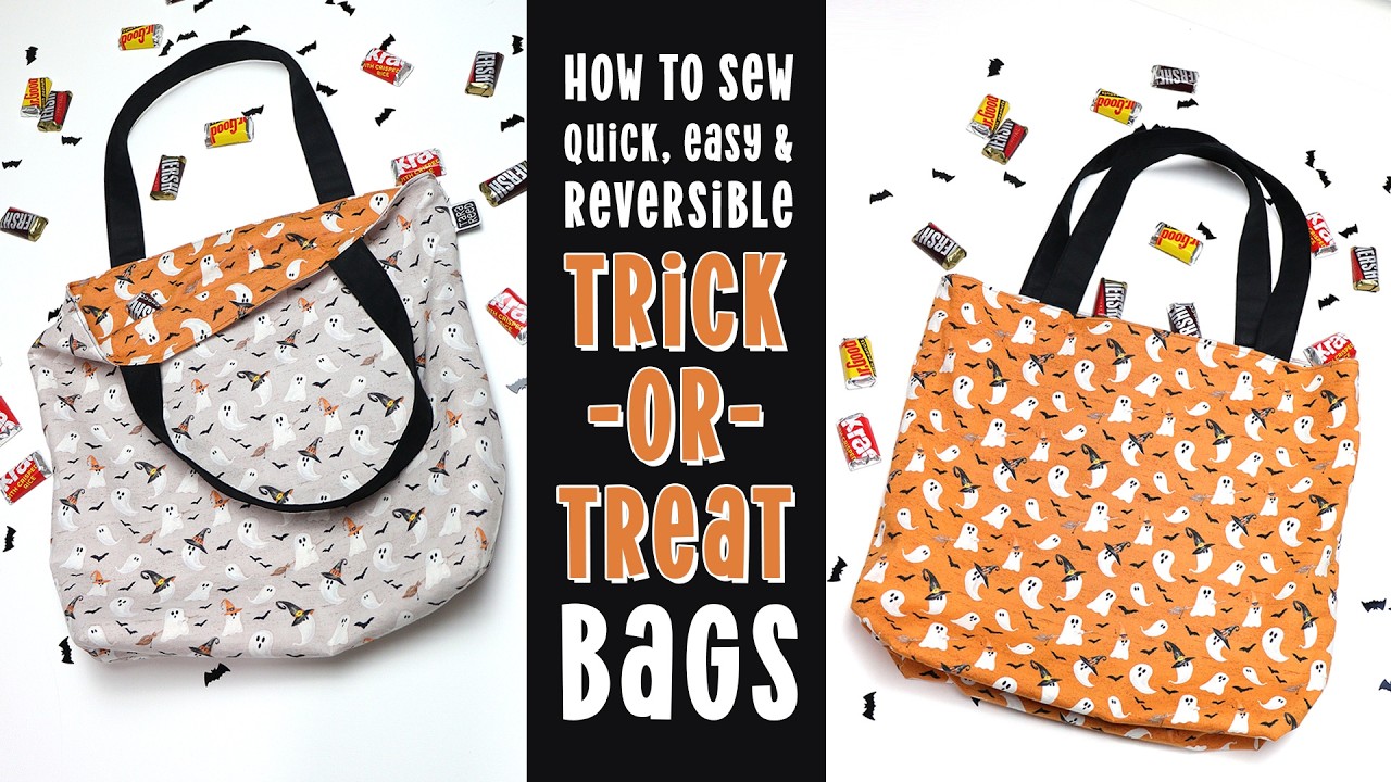 How to Sew a Trick-or-Treat Bag - Halloween Sewing Project