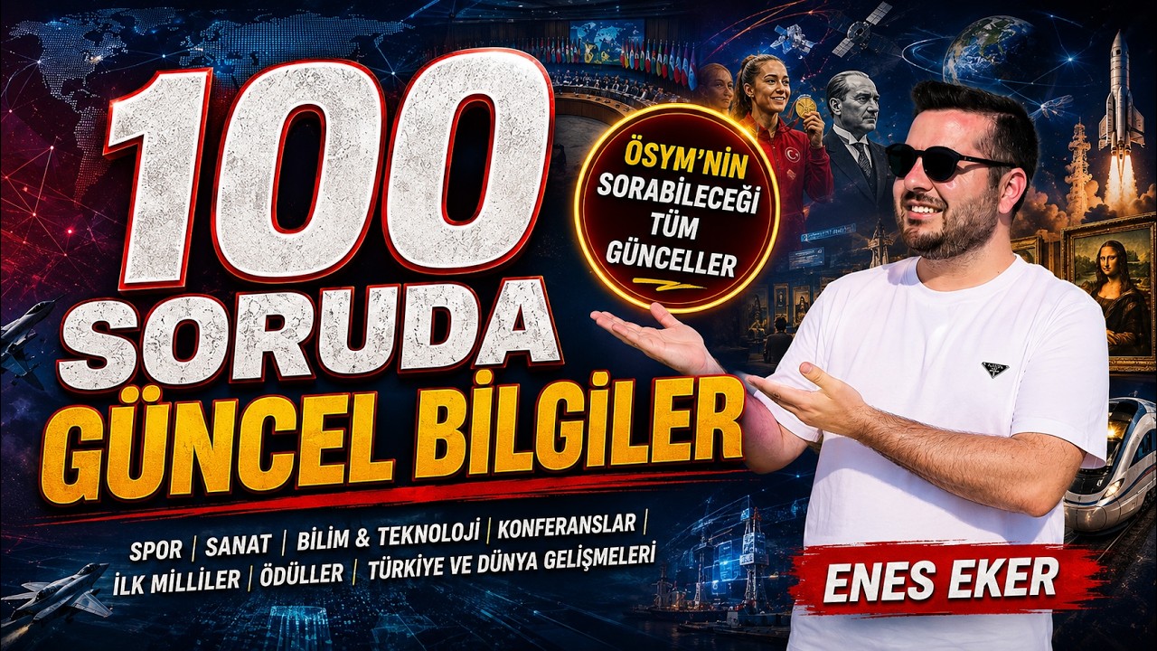 100 Soruda G&Uuml;NCEL BİLGİLER (2026) | Sınavda &Ccedil;ıkması Muhtemel Sorular #kpssg&uuml;ncelbilgiler