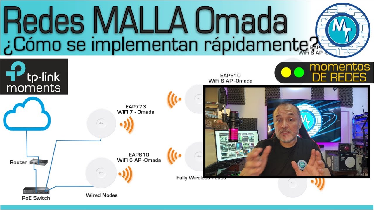 Redes MESH (MALLA) con puntos de acceso Omada: ¿Así de fácil es implementarla?