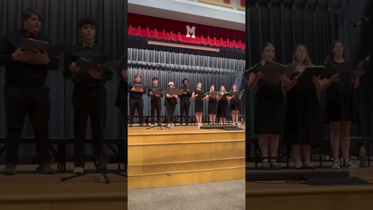 MHS Choir singing &ldquo;Mary Did you Know?&rdquo; #choir #pentatonix #highschool