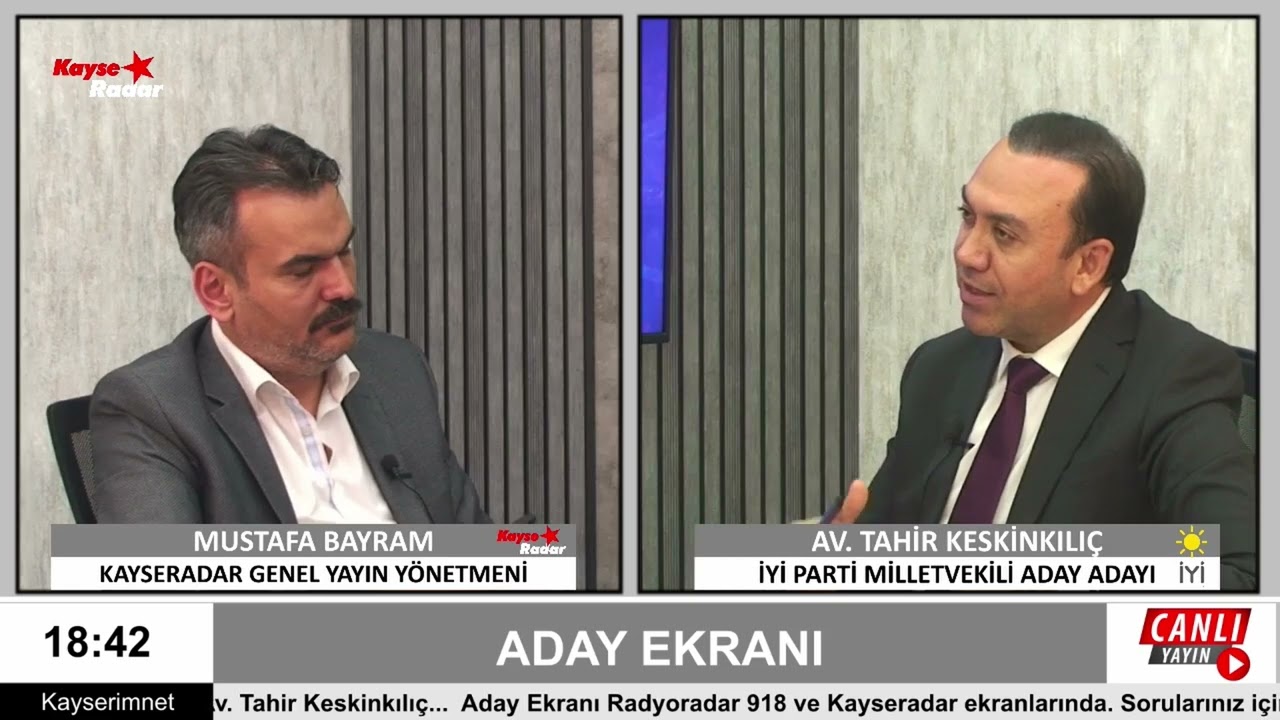 Kayseradar Aday Ekranı Programı, 