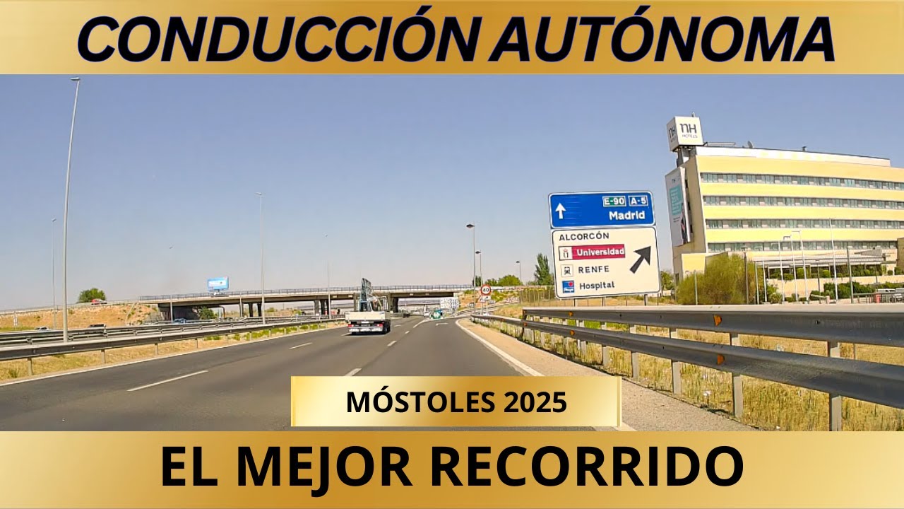 🚗 Mejor RECORRIDO de conducción autónoma en el EXAMEN de CONDUCIR MÓSTOLES 2025 🏁 | Consejos y ruta